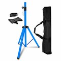 5 Core 5 Core Speaker Stands Tripod Tall DJ Studio Monitor stands 72" Pole Mount Sky Blue with Bag SS HD 1 PK SKY BLU BAG